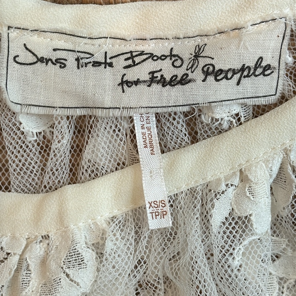 Jen’s Pirate Booty- Free People Lace On The Open Road Tunic, Mini Dress, Coverup - Picture 2 of 5